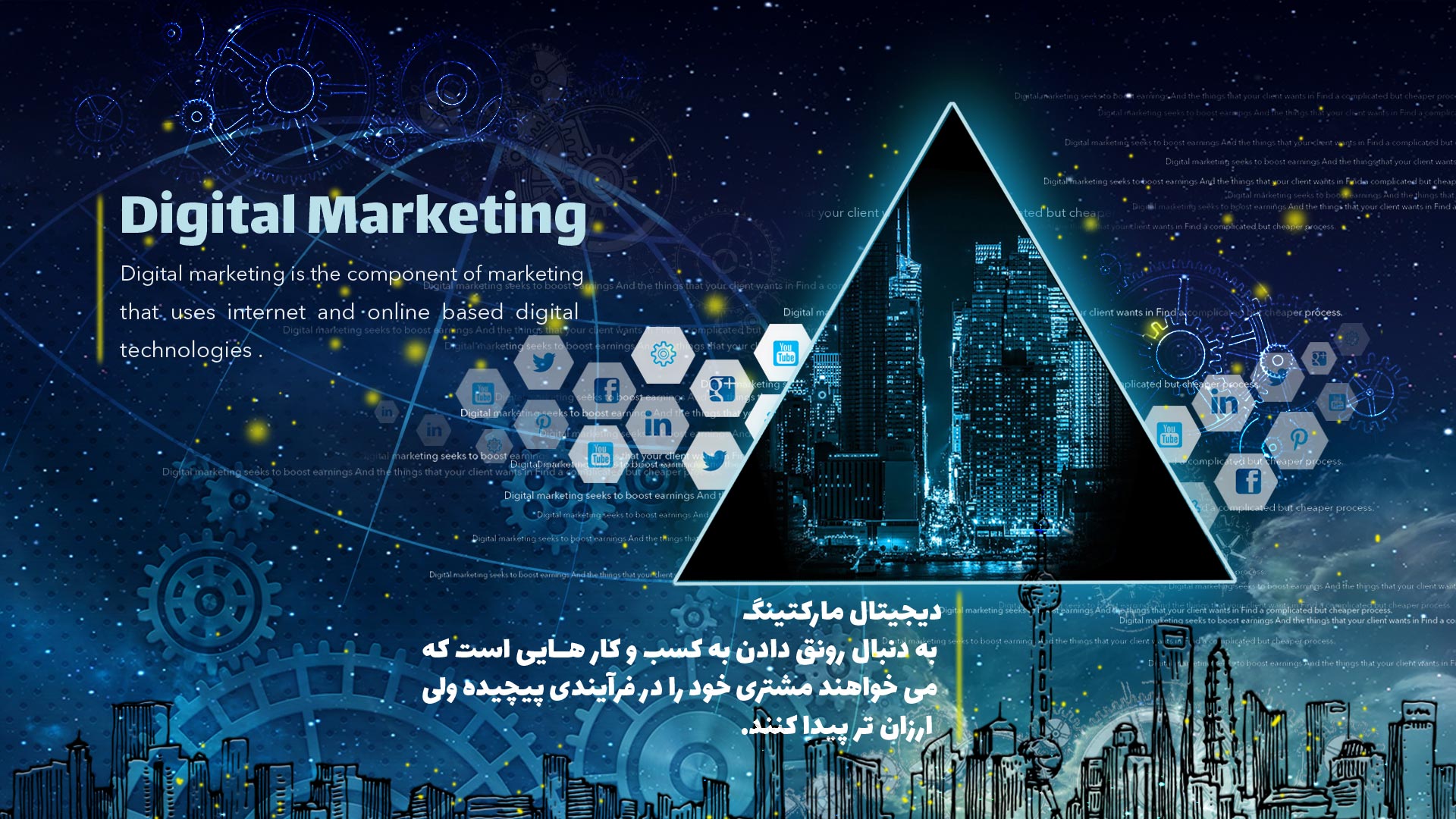 کمپین دیجیتال مارکتینگ - گروه تبلیغاتی مثلث