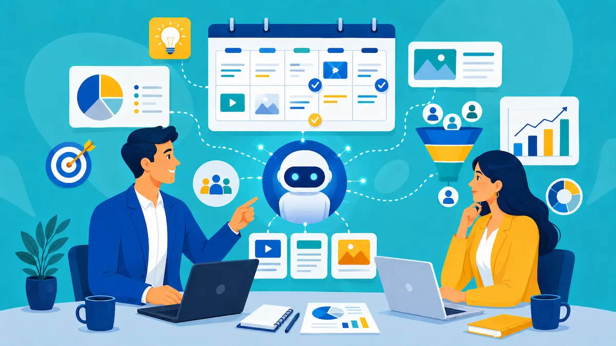 هوش مصنوعی در تولید محتوا برای تحلیل مخاطب، انتخاب موضوع و برنامه‌ریزی محتوا
