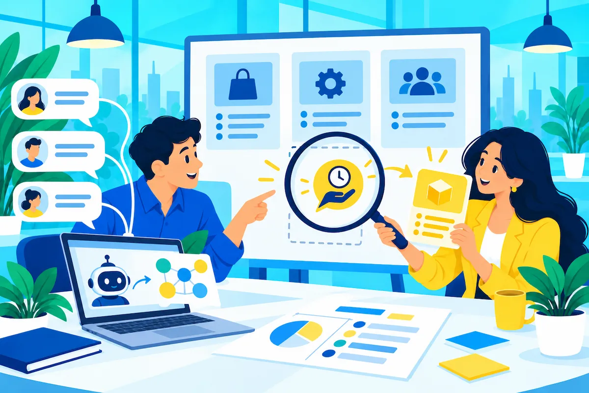 تحلیل نیاز مشتریان با کمک ChatGPT و شناسایی فرصت بازار در میان پیشنهادهای رقبا.